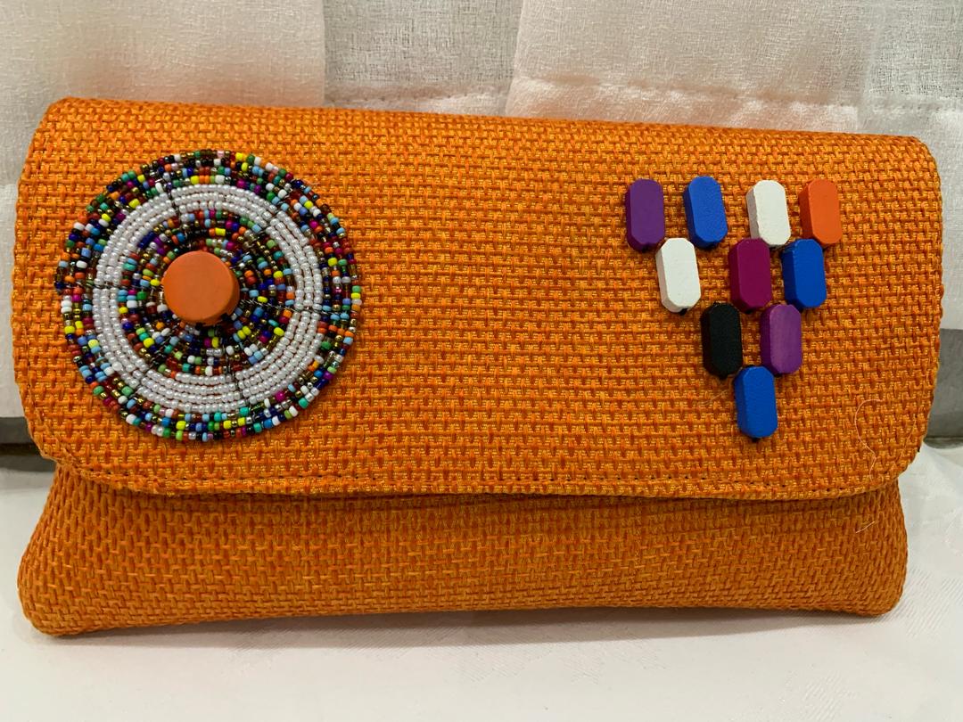 Kitenge clutch bags