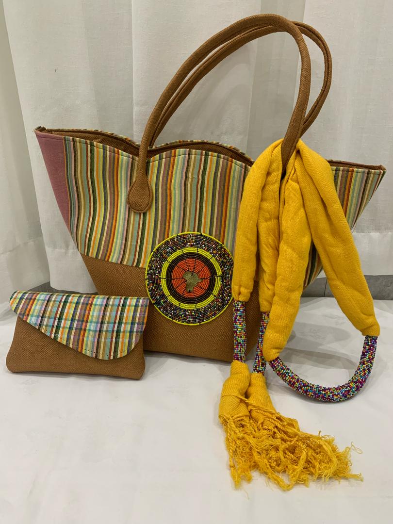 Kitenge sling bag & purse