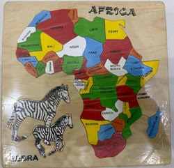 Kids African Map Puzzle