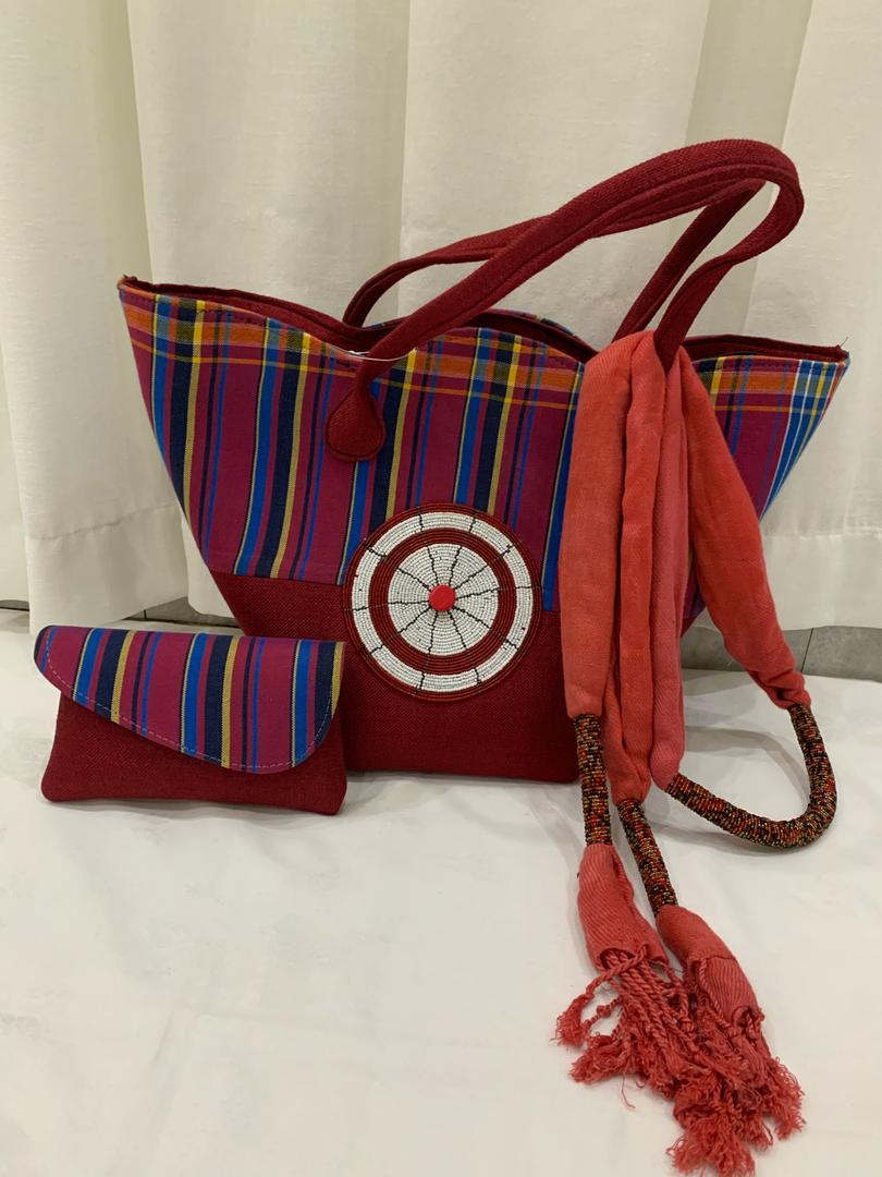 Kitenge sling bag & purse