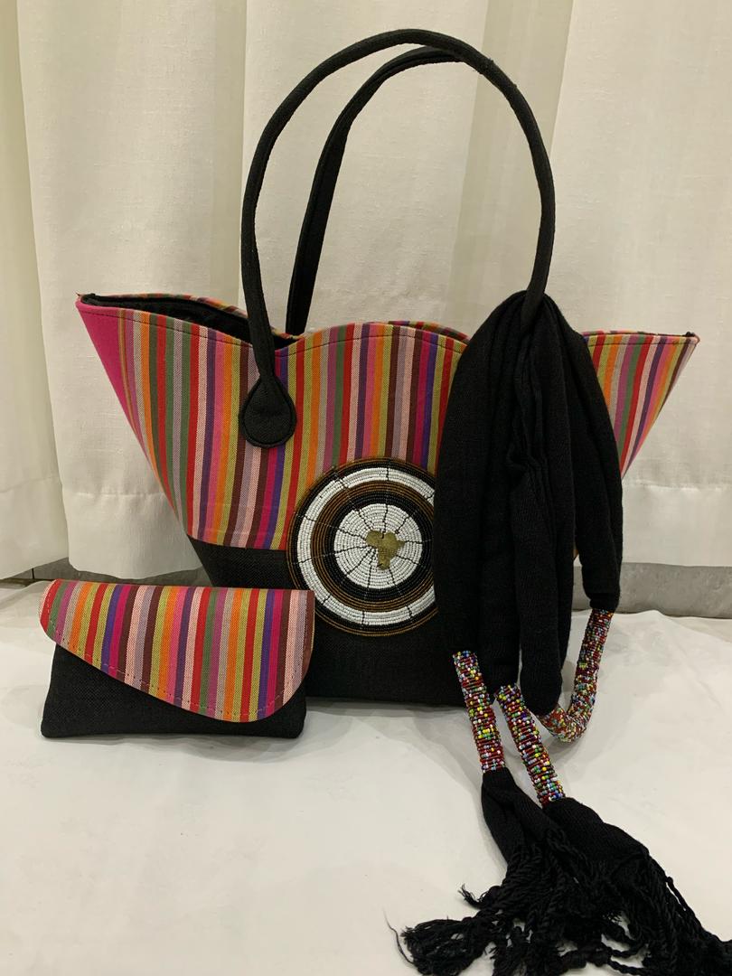 Kitenge sling bag & purse